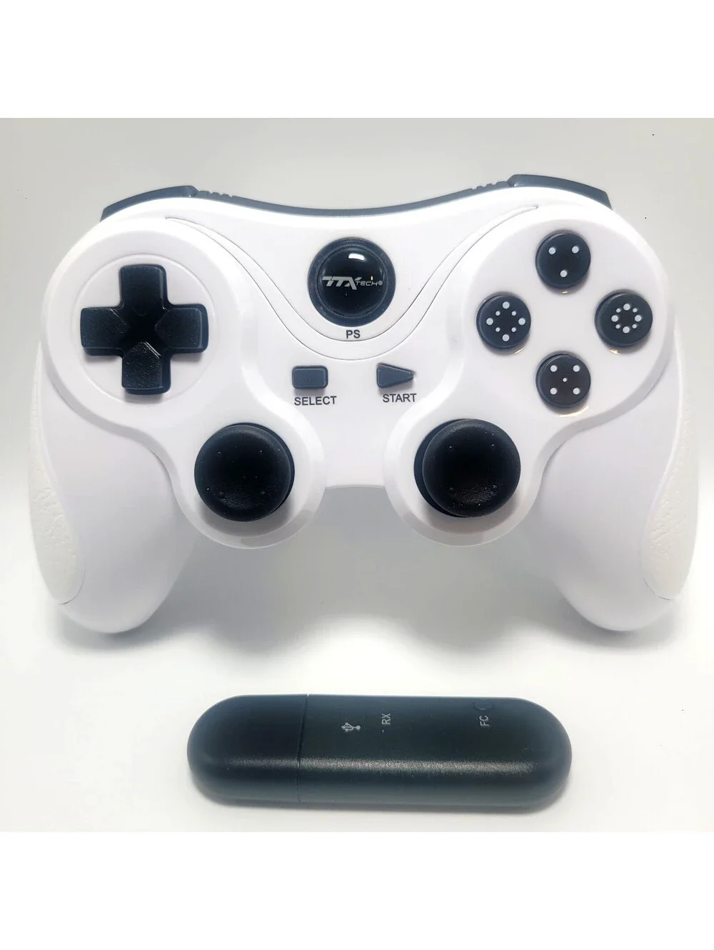 PlayStation 3 Wireless Controller for PS3  / PC / USB 2.4 Ghz - Ceramic White
